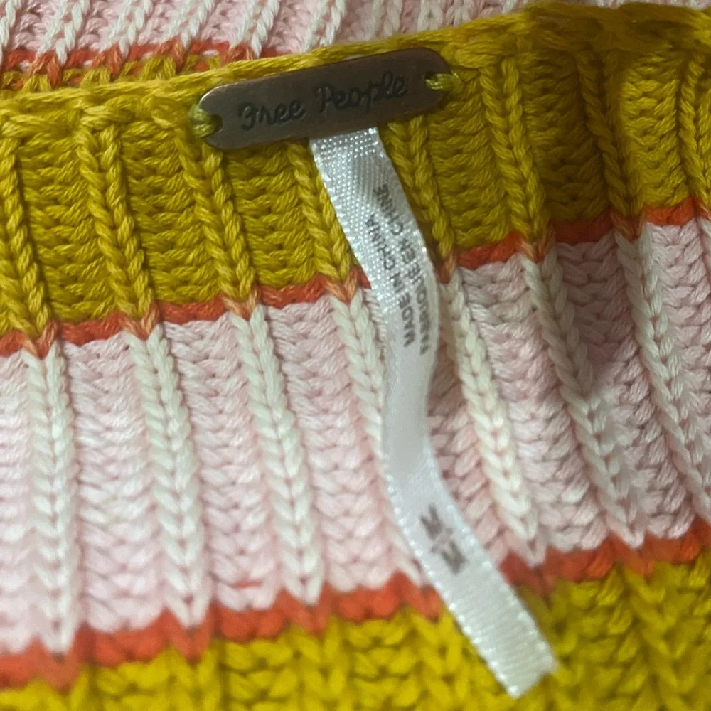 ***SOLD***Free people just my stripe pullover sweater - Picture 4 of 5